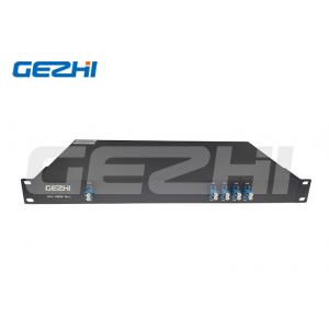 China 8 Channel DWDM MUX DMUX 1U Rackmount Low Insertion Loss supplier