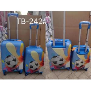 Zippered Polyester Kids Cartoon Luggage Trolley Bag Practical