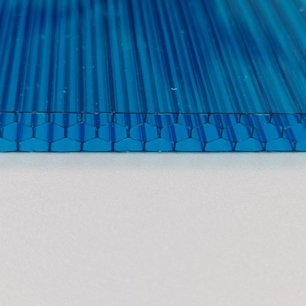 10mm Blue Polycarbonate Honeycomb Sheet Customizable Size And Color Options To Fit Project Needs