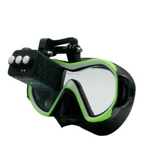 China Máscara de buceo HUD con visualización de datos, instrumento informático de buceo supplier