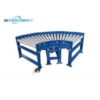 China 50kg m 90 degree belt curved roller conveyor on sale