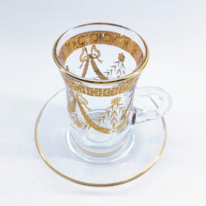 Transparent Turkish Arabic Tea And Coffee Sets Crystal Authentic