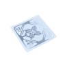 China RFID Soft Security Tags 50 X 50mm Square Silver Roll Customizable Chip Code wholesale