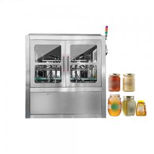 Automatic Food Grade 50g 100g Fruit Jam Jar Filling Machine With Heating Packaging