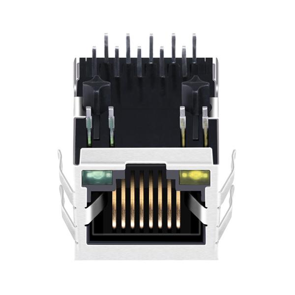 China HR871155C escogen el puerto RJ45 Jack modular con 10/100 base-T LPJ0162GDNL wholesale