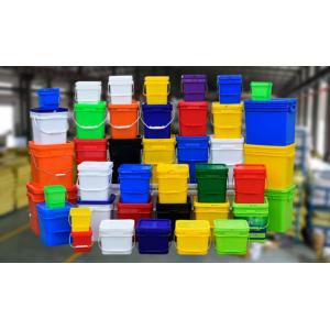 China PP Material Square Plastic Bin With Lid 1.2 Kg Weight supplier