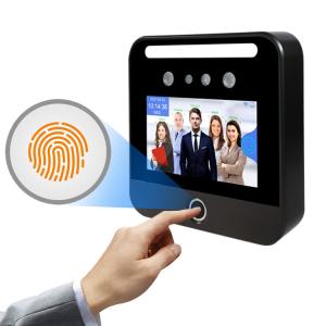 China 5つのインチIPSのタッチ画面の顔認識の出席機械生物測定の時間レコーダー wholesale