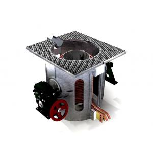 Electric Heating Copper Melting Furnace , Automatic Tilting Copper Melting Machine