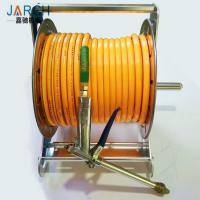 China Metal Connector 5/8 Wall Mounted Water Hose Reel 50m watering hose reel for garden on sale