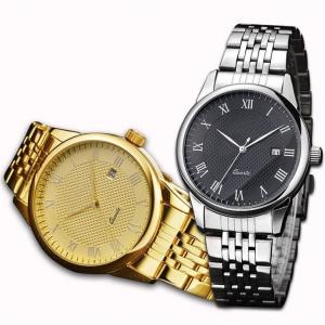 Casual Minimalist Stainless Steel Quartz Watches Personality Quartz Couple Watch