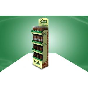 China Customized Candy POP Cardboard Display With Four Shelf , cardboard floor display stands supplier