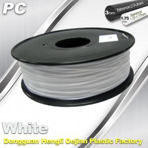 China PC Filament for  1.75mm / 3.0mm Filament 1.3 Kg / Roll supplier