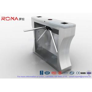 China Automation RFID Stainless Steel Turnstile Access Control For Office Building supplier