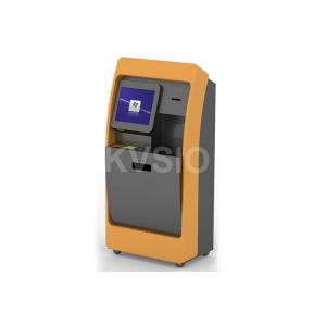 Card Payment Document Printing Kiosk Infrared Or Capacitive Touch Type