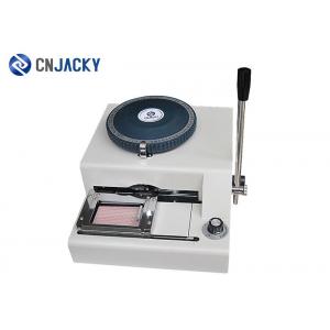 Manual ID Cards Plastic Card Embossing Machine With Russian Code And Engilsh Code