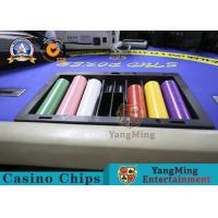 China 350pcs Texas Hold'em Chips Poker Chip Tray on sale