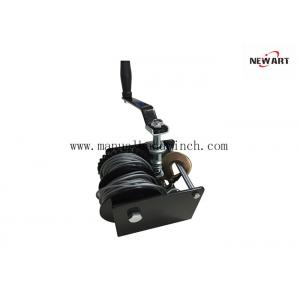 China Split Drum Wire Rope Worm Gear Winch Worm Drive Boat Winch For Trailer / Lifting supplier