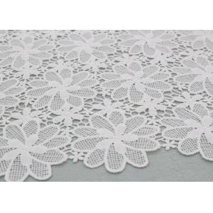 China Floral Poly Dying Lace Fabric Guipure French Venice Lace African Lace Dress Fabric supplier