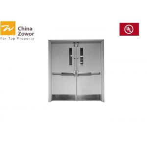 Light Grey Fire Safety Single Door For Emergency Exit/ BS Certified/ 2 Hours Fire Rating