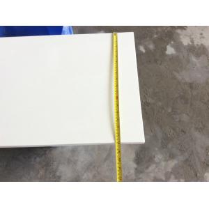 White Engineered Quartz Stone Countertops , Quartz Bathroom Countertops Kitchen Top