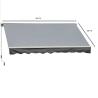 China Outdoor Manual Retractable Awning Cover Shelter with 300*200CM Size and Manual Operation Method wholesale