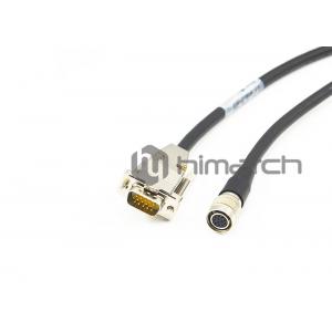 M12 to D-SUB M12 to DB15 High Flexible Shielding Analog Camera Cable For Industrial Camera