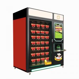 Touch Screen Vending Machine With Microwave Oven For Lunch Box Meal Hot Food Vending Machine