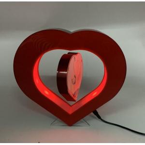 heart shape led light magnetic levitation floating pop photo frame display racks wedding gift toys