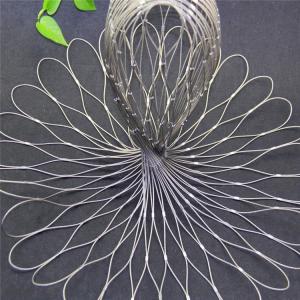 China Woven Interlocking Wire Mesh Bag Stainless Steel 1.2mm Rope Diameter supplier