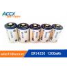 Batterie au lithium d'ER14250 3.6V 1.2Ah 1/2AA