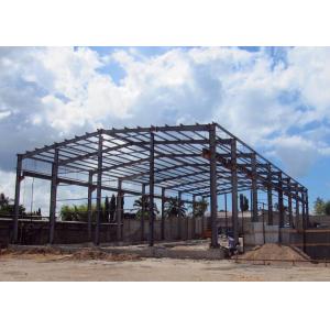 China Steel Structure Warehouse With Overhead Crane Lost Cost Lightweight supplier