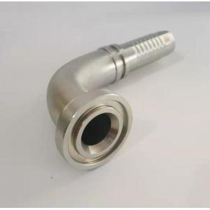 Galvanized Sheet 3000 Psi Hydraulic Flange One Piece Fitting 90 Degree Elbow Hose Fittings