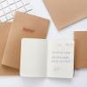 China Multiple Size Writing Journal Notebook With Kraft Brown Soft Cover Material wholesale