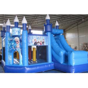 Frozen Bouncy Castle Combo Commercial Bounce House Inflatable Jumping Bouncer With Slide For Kids