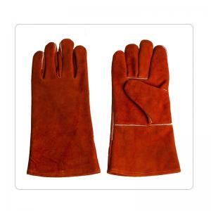 China Automotive Leather Cotton Lining Welding Work Gloves supplier