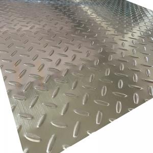 China Anti-Skid Plate Hairline Surface Stainless Steel Embossed Sheet With AISI 201 304 316 supplier