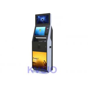 Interactive Utility Payment Machine Kiosk Durable Powder Coated Steel Enclosure