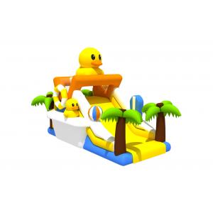 Duck Animal Dry Funworld Inflatable Giant Water Slides For Kids And Adult