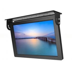 Metal Housing 18.5 Inch Coach Metro Bus Monitor LCD Media Display With Wide Voltage DC 12V 24V