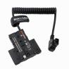 China Alvin's Cables D-Tap para Bateria Dupla-Lada em Forma de Cruz NP-F Dummy Com USB-C PD Cable de Alimentação Para Atomos Pequeno Monitor HD wholesale