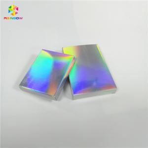 China Die Cut Hologram Card Paper Box Custom Printing For Candy Cookies Lipstick Cream Eyeshadow supplier