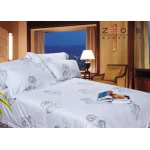 China Customized Hotel Bed Linen Queen Size And Printing Luxury With 100% Cotton supplier