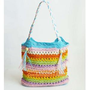 Hot fashion Simple hollow beach bags women straw bag vintage knitted big tote bags shoulde
