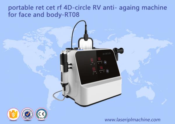 Portable Ret Cet RF 4D Circle RV Anti Aging Machine For Face And Body