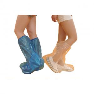 China Clear Plastic Disposable Boot Covers Work Boot Covers Excellent Strength supplier