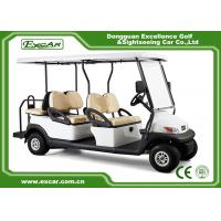 China White Hotel Elegant 6 Person Used Golf Cart  With ADC Separately Motor on sale