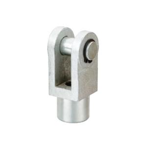 China Steel Cylinder Rod Clevis , Y Type Joint Rod End Clevis With Pin / Clip Lock Type supplier