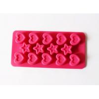 China Mini molde del silicón del caramelo de Heart&Star for sale