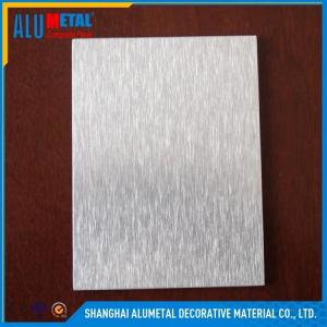 4mm Polished AA3003 Brushed Aluminum Composite Panel Sheet 1220MM