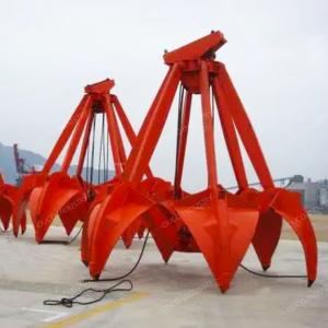 12 CBM Polyp Hydraulic Grab Bucket Electro Wear Resistant